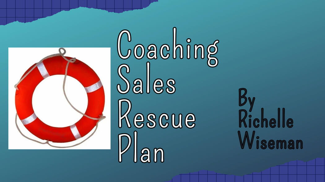 Coaching Sales Rescue Plan
